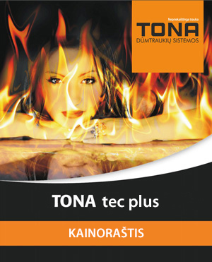 Tona tec pluis kainoraštis